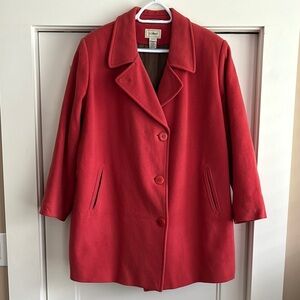 LL Bean Wool Blend Coat